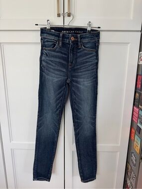 American Eagle Outfitters Women's Dark Indigo Jeans